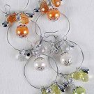 Earrings Crystals With Large Pearl Drop/DZ **NEW**6 Color asst