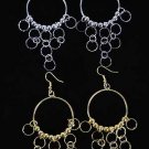 Earrings Large Circle W Dialmoncut Mini Circles/DZ ** New Arrival**