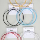 Earrings Large Color Hoop,Asst Colors/DZ