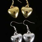 Earrings Large Puff Heart /DZ **New Arrival** Tiffany Look
