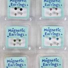 Earrings Magnet 2 per Rhinestone,Asst Colors/DZ **New Arrival** Color Asst -