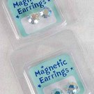 Earrings Magnetic Studs ABclear/DZ Choose Sizes-9mm or 10mm