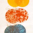 Earrings PaperShell W Spray Paint 2.5'' Wide/DZ **NEW** 6 Color Asst
