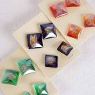 Earrings Poly 2per SQ Shape Post Color Asst/DZ **Post** 6 Color Asst