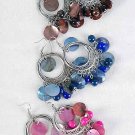 Earrings Shell With Beads, Victorian Look/DZ** 6 Color Asst