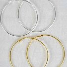 TOP SELLER-Earrings 7Cm Hoop Gold or Silver/DZ 7cm Hoop,Choose Gold or Silver finish