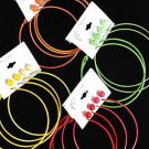 Earrings 4per earrings Multi Color asst/DZ Multi 6 Color Asst
