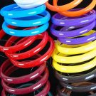 3Pcs Bangles Acrylic 3" Dia Wide/DZ Choose Colors  Brown tone or bright muti