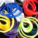 2PCS Bangles &Tardrop Earring Sets 3'' Wide Color Asst/DZ 7 Color Asst