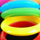 Bangle Wide Acrylic Round 6 Color asst /DZ 6 Color asst