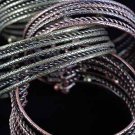 Bracelet Bangle Wide Antique Copper& Brass Finish Mix/DZ Copper & Brass Mix