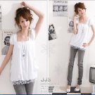 $40/lots of 4 FAST Seller Puffy Lace Lined Japan Princess shoulder Top with 2pockets