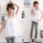 $40/lots of 4 FAST Seller Puffy Lace Lined Japan Princess shoulder Top with 2pockets
