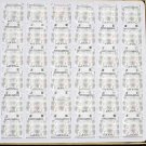 White Pearl Earring Trio Pearls 3dz/Dy with Display Case-216pcs!!!
