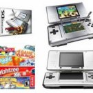 Nintendo Ds Dual Screen Handheld With 4 Games