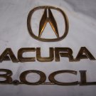 Acura CL Truck emblems gold