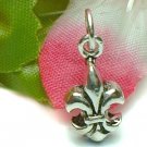 925 STERLING SILVER FLEUR DE LIS CHARM / PENDANT #5
