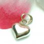 925 STERLING SILVER PUFFED HEART CHARM / PENDANT #10