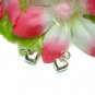 925 STERLING SILVER PUFFED HEART CHARM / PENDANT #10