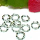 925 STERLING SILVER 5MM OPEN JUMP RING X 10 PIECES