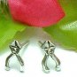 925 STERLING SILVER PLIERS STUD EARRINGS