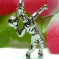 925 STERLING SILVER BASKETBALL MALE PLAYER CHARM / PENDANT