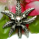 925 STERLING SILVER CROSSBONES SKULL CHARM / PENDANT
