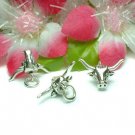 925 STERLING SILVER LONGHORN CHARM / PENDANT #32