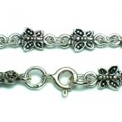 925 STERLING SILVER BUTTERFLY CHARM LINK BRACELET #27