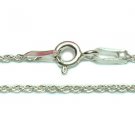 925 STERLING SILVER 16" TWISTED CURB CHAIN NECKLACE