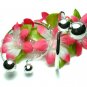 925 STERLING SILVER BALL END CUFF BRACELET / BANGLE