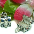 STERLING SILVER TREASURE CHEST PRAYER PILL BOX PENDANT