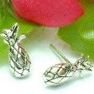 925 STERLING SILVER PINEAPPLE STUD EARRINGS