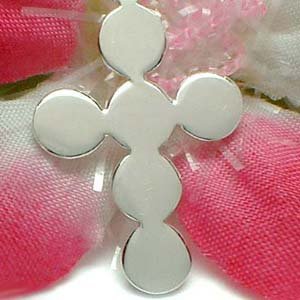 925 STERLING SILVER CROSS CHARM / PENDANT #7