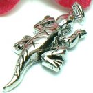 925 STERLING SILVER GECKO / LIZARD CHARM / PENDANT #5