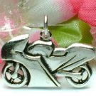 925 STERLING SILVER MOTORCYCLE CHARM / PENDANT #7