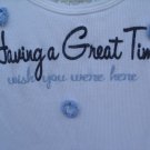 Freedom "Having a Great Time...." Embellished Tank SIZE XL