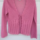 US Sweaters Pink Lace Knit SIZE MEDIUM