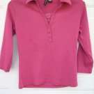 Jason Maxwell Rose Double Layer Top SIZE SMALL