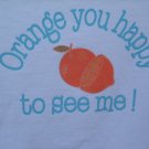 Aeropostale "Orange You Happy...." Tomeboy Fit Tee SIZE SMALL