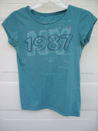 Aeropostale "1987 NY" Baby Fit Tee SIZE SMALL