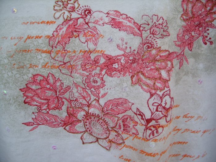 Havana Jack's Cafe Tan Embroidered Tee SIZE 2X PLUS