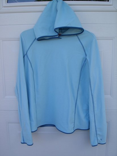 Danskin Blue Hooded Top Size XLARGE 16/18