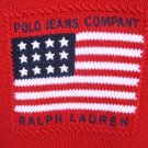 Ralph Lauren Red Knit Sweater SIZE LARGE