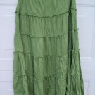 FANG Green Crinkle Skirt SIZE LARGE