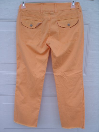 Gap Orange Low Rise Crop Capris SIZE 4