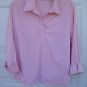 Faded Glory Pink Stretch Blouse SIZE LARGE