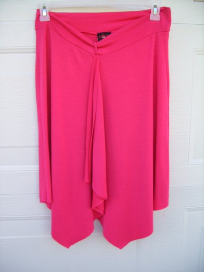 Sassy Hot Pink Stretch Skirt SIZE LARGE