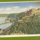 RUINE RHEINFELS AM RHEIN CASTLE RUIN POSTCARD Germania