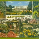 GERMANY FRANKFURT PALMENGARTEN POSTCARD VINTAGE CIRCA 1950